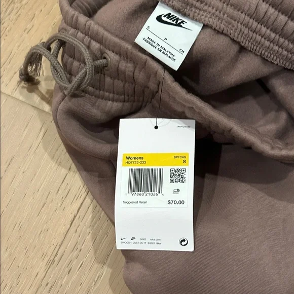 Nike Women's Phoenix fleece sweats mink - Picture 4 of 5